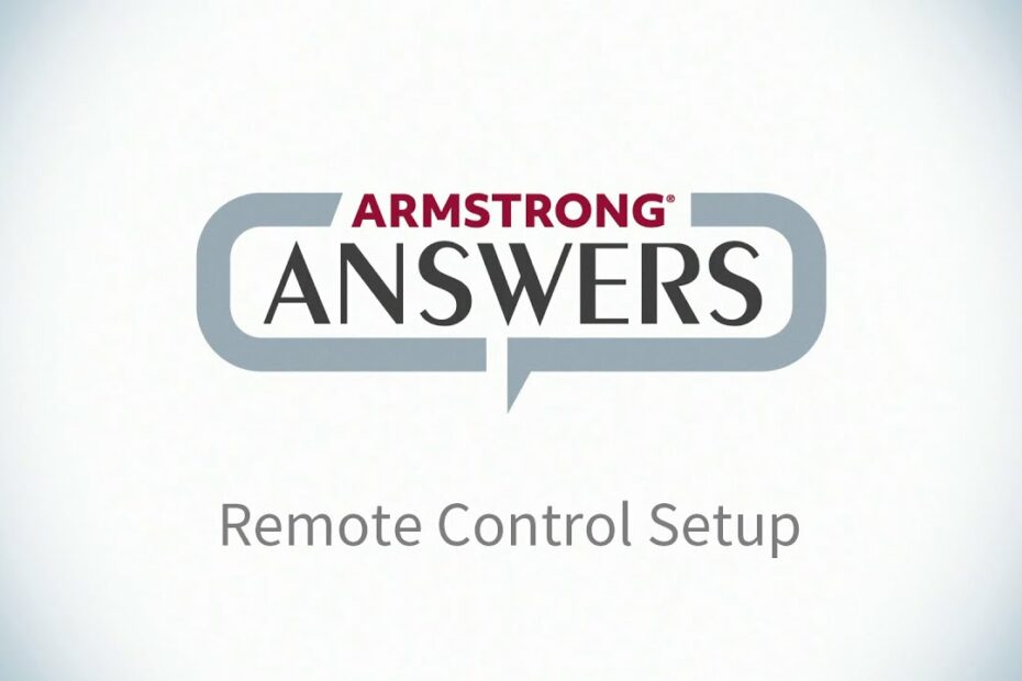 How To Program Armstrong Remote To Tv