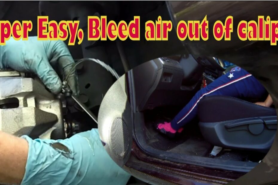 ⫷ How to easily Bleed Air Out of Brake Caliper ⫸