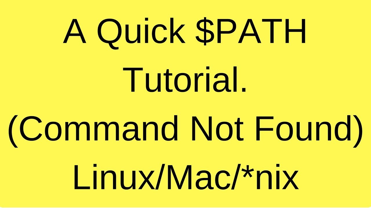 Linux add to $PATH: Fix \