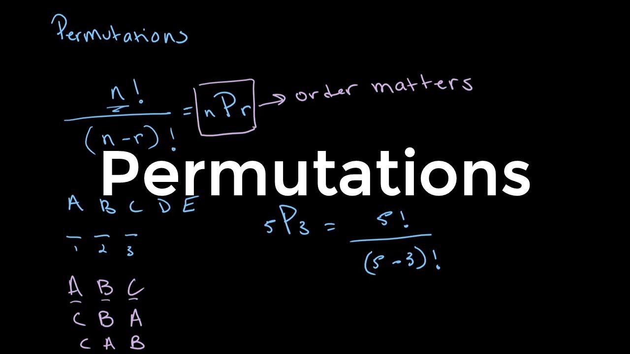 Permutations | O Level Additional Mathematics