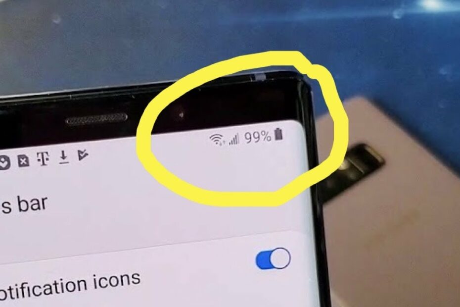 How To Display Battery Percentage On Note 8