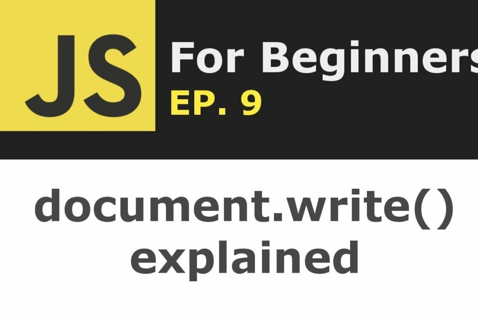 How To Style Document.Write