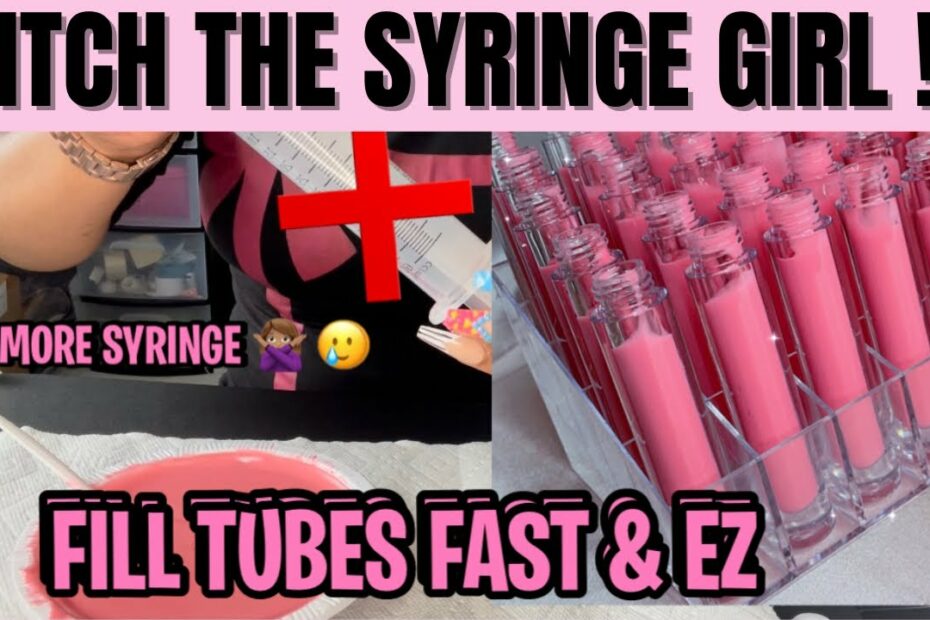 How To Get Lip Gloss Into Tubes