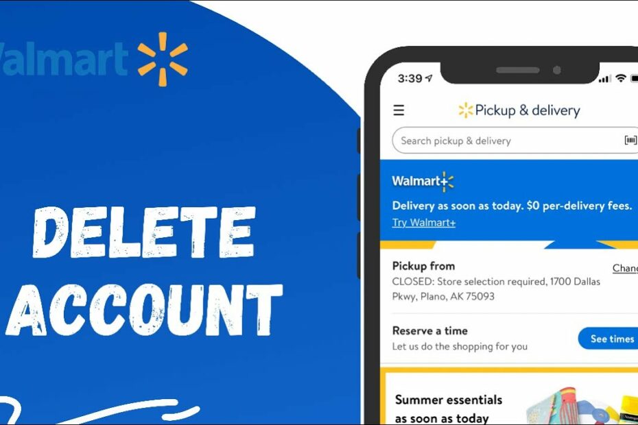 How To Delete Your Walmart Application