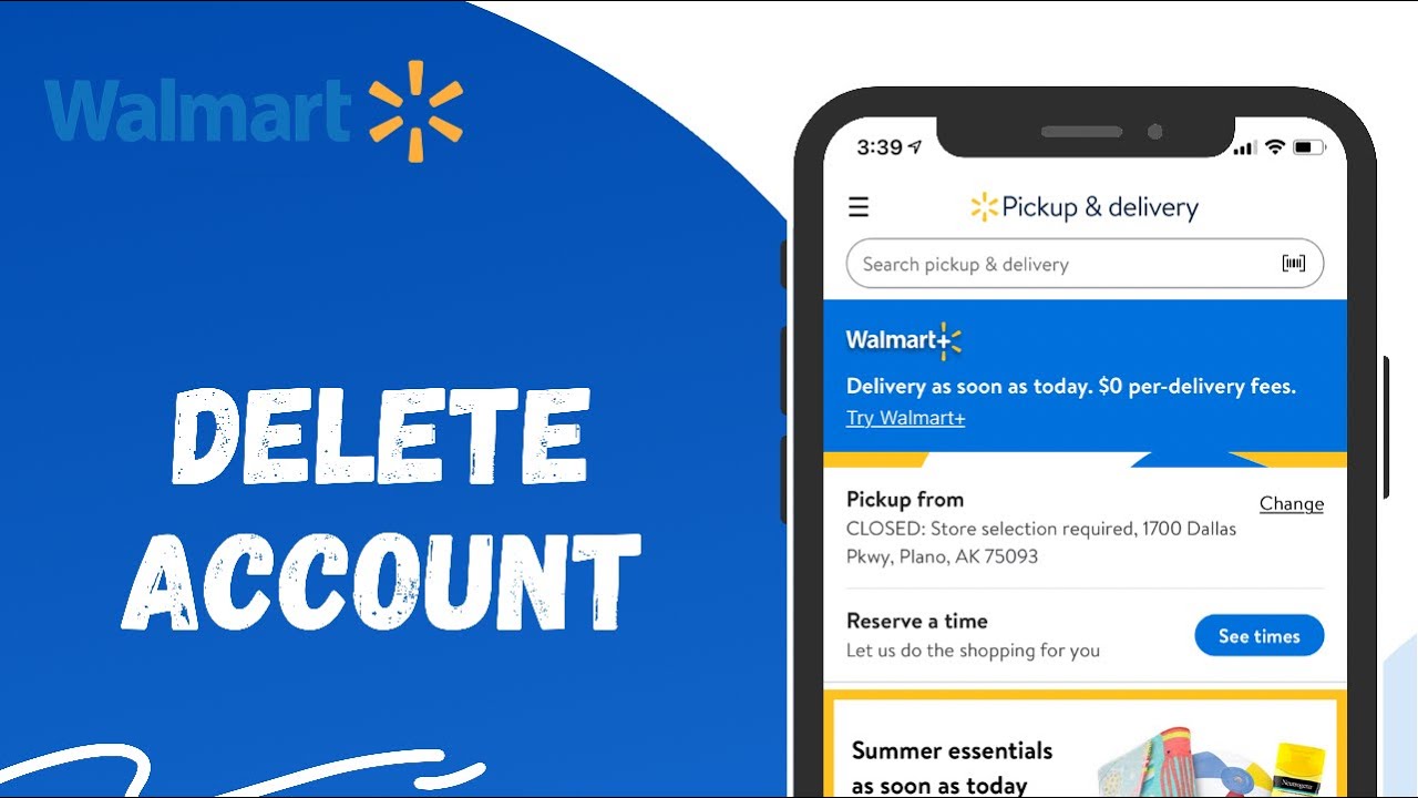 How To Delete Your Walmart Application