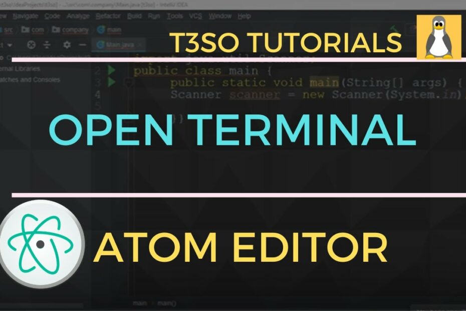 How To Open The Terminal In Atom