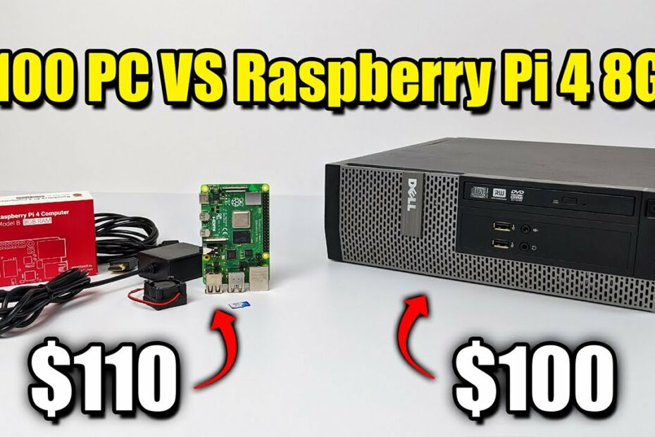 $100 PC VS Raspberry Pi 4 8GB - Can The Pi4 Replace a Desktop PC?