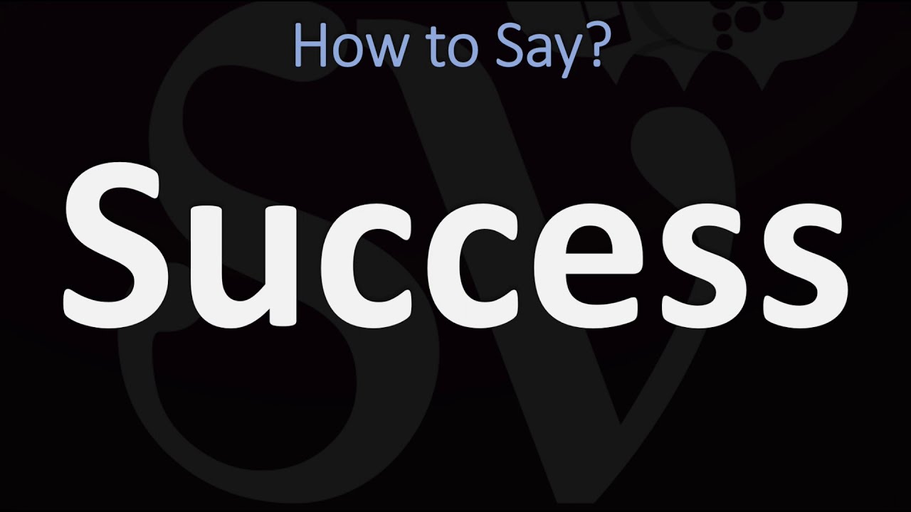 How To Spell Sucess