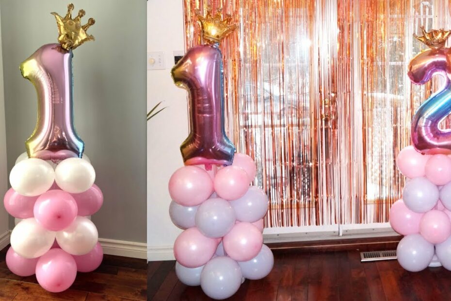 How To Make A Number Balloon Stand