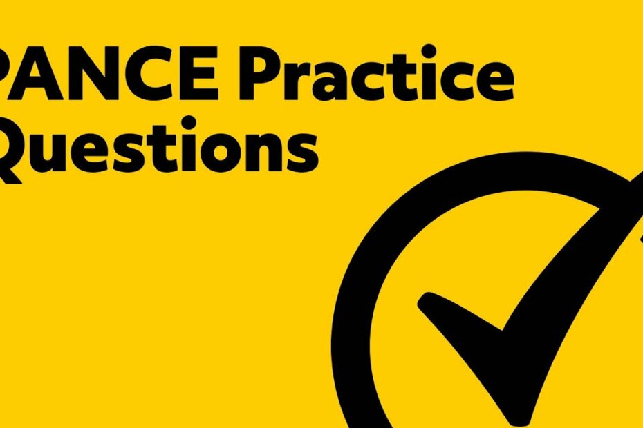 PANCE Practice Questions