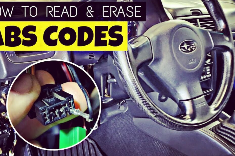 How To Clear Subaru Abs Codes