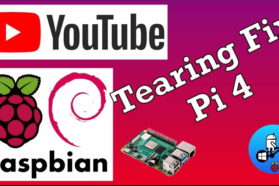 YouTube Fix for Raspbian.  Raspberry Pi 4 Screen tearing in Video.