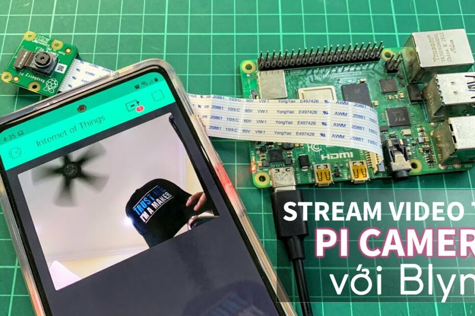 Stream video từ Raspberry Pi Camera với Blynk