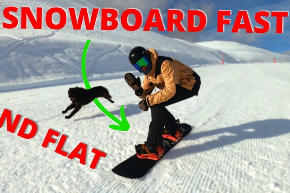 How To Go Straight On A Snowboard