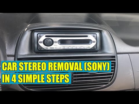 How To Remove Sony Car Stereo