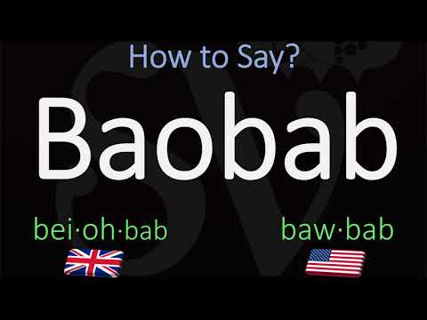 How To Say Baobab