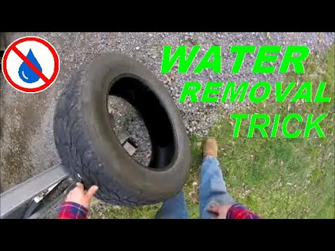 How To Remove Water From Tires