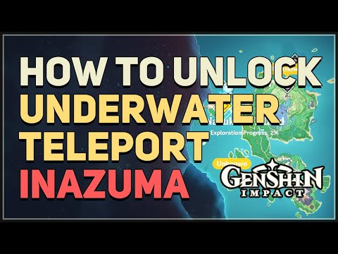 How To Unlock The Underwater Waypoint In Inazuma