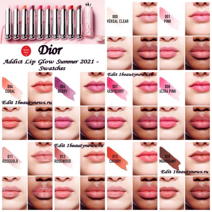 Chi Tiết Với Hơn 51 Về Dior Lip Glow 001 Swatch - Cdgdbentre.Edu.Vn