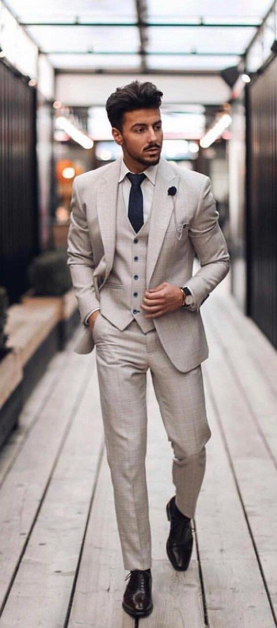 25 Different Ways To Style Office Wear Outfits In 2020 | Fashion Suits For  Men, Wedding Outfit Men, Mens Summer Wedding Suits