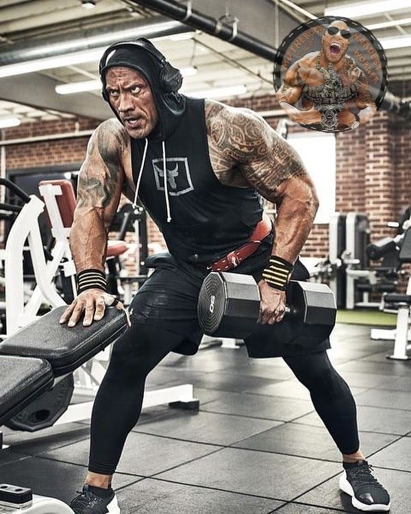 Dwayne The Rock Johnson Workout Gear