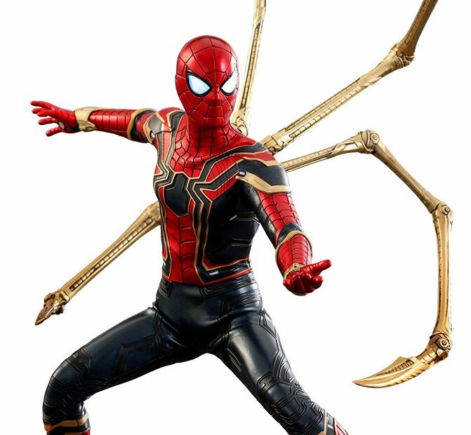 Amazon.Com: Hot Toys Marvel Avengers Infinity War Spider-Man Iron Spider  Suit 1/6 Scale 12