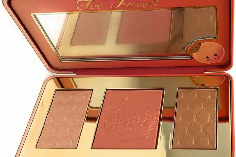 Amazon.Com: Too Faced Sweet Peach Glow Peach Infused Highlighting Palette  New Smells Like Peaches : Everything Else