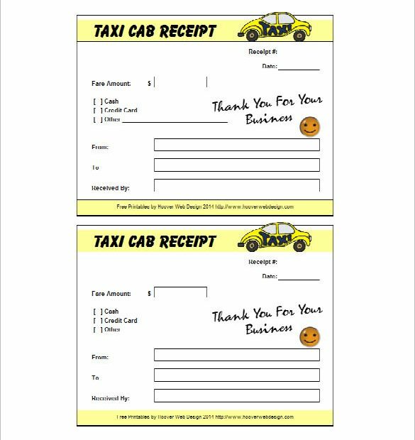 24+ Taxi Receipt Templates - Pdf, Doc | Receipt Template, Taxi, Invoice  Template Word