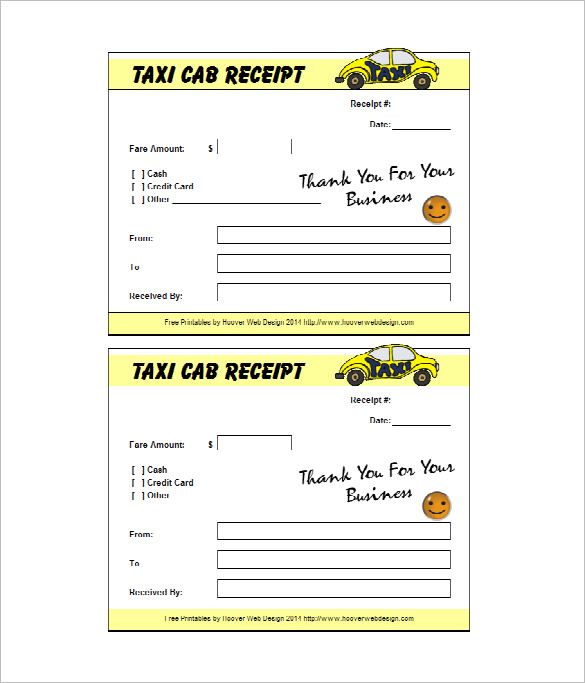 24+ Taxi Receipt Templates - Pdf, Doc | Receipt Template, Taxi, Invoice  Template Word