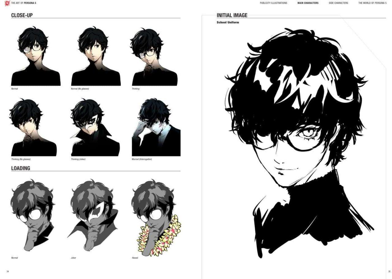 The Art Of Persona 5 Preview Pages, New November 3, 2017 Release Date -  Persona Central