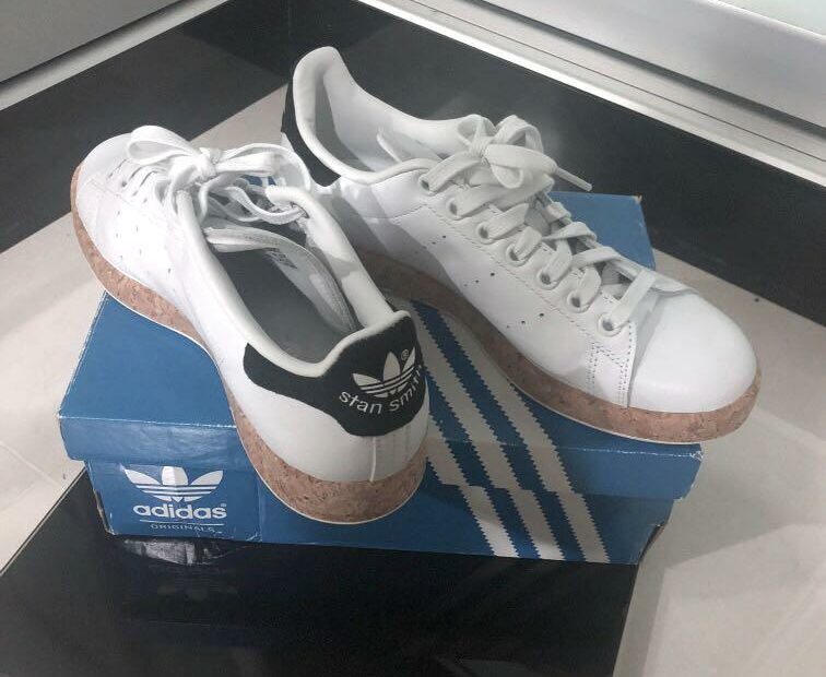 Adidas Stan Smith Luxe With Cork Soles, Women'S Fashion, Footwear, Sneakers  On Carousell