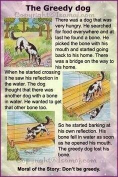 Greedy Dog Story On Pinterest
