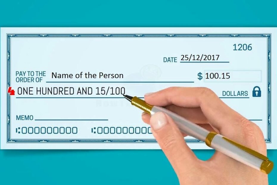 How To Write A Check For Four Hundred Dollars