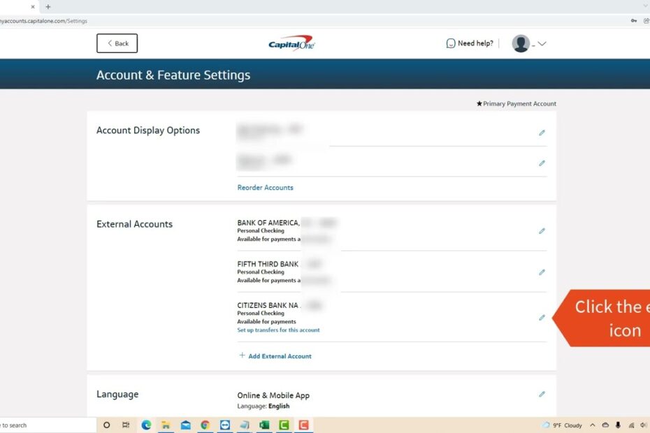 How To Remove A Bank Account From Capital One App
