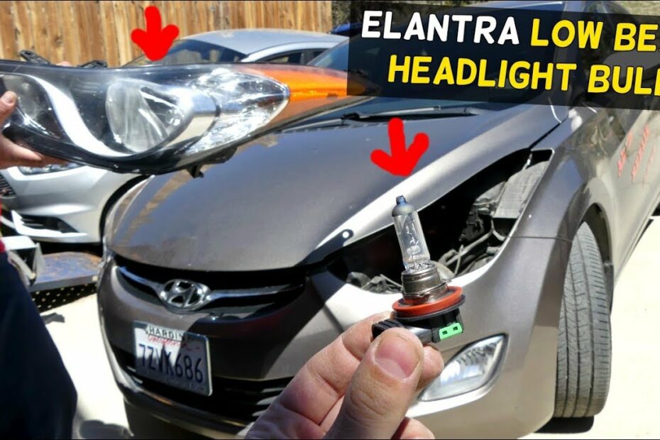 How To Change Elantra Headlight Bulb