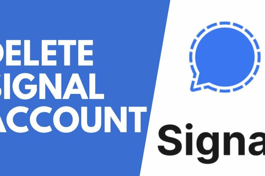 How To Delete Signal App Account