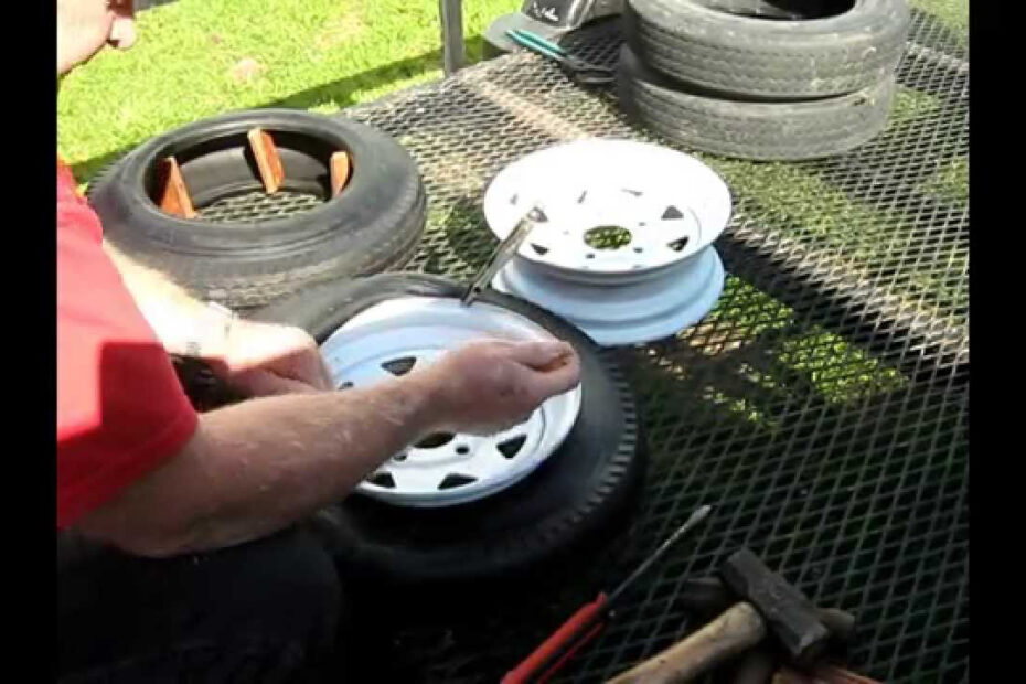How To Mount A Trailer Tire