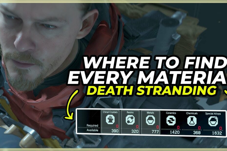 Death Stranding What To Do With Resin