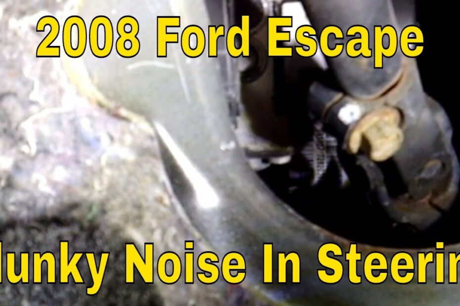 Ford Escape Noise When Turning
