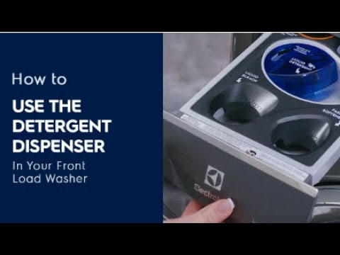 Electrolux Washer Where To Put Detergent