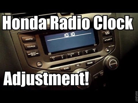 How To Set The Clock On A Honda Accord