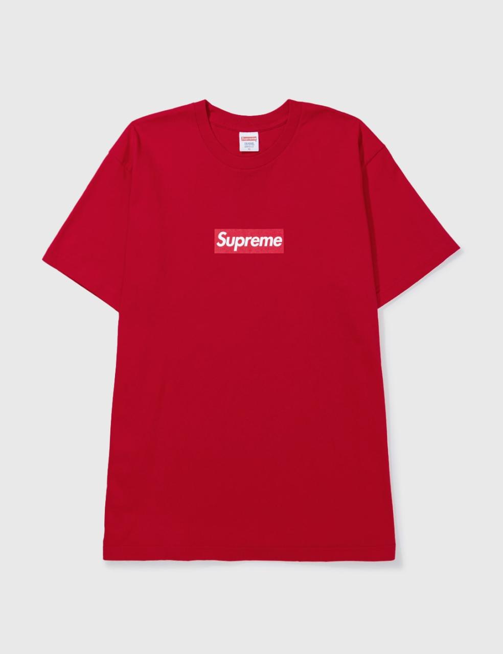 Supreme 20Th Anniversary Box Logo Tee Grey Ss14 Men'S Us