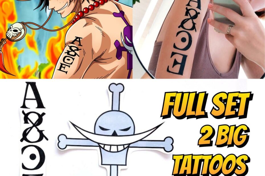 Free Shipping Ace Tattoo Set - Etsy