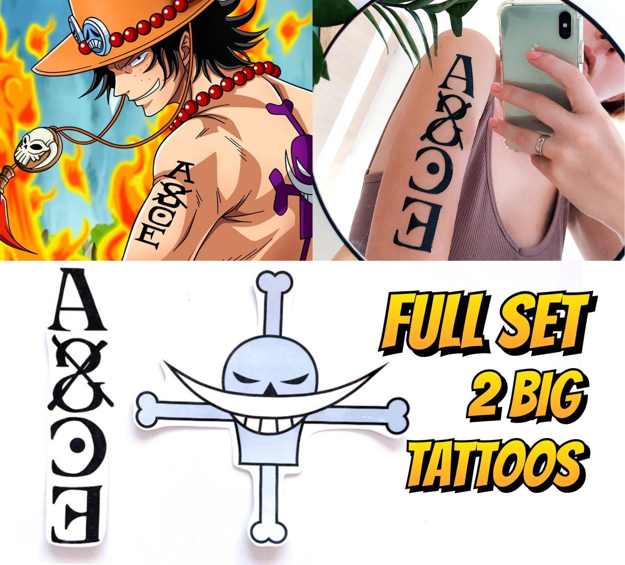 Free Shipping Ace Tattoo Set - Etsy