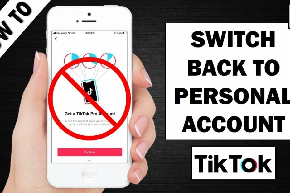 How To Switch To Personal Account On Tiktok