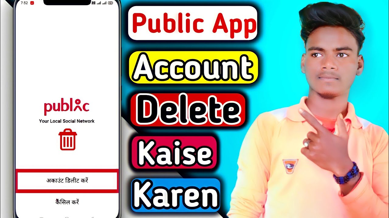 How To Delete Public App Account