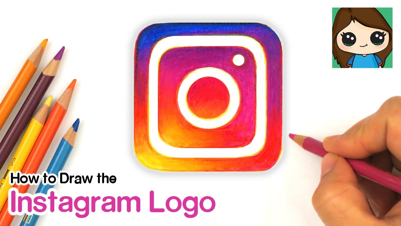 How To Draw Instagram Logo Easy