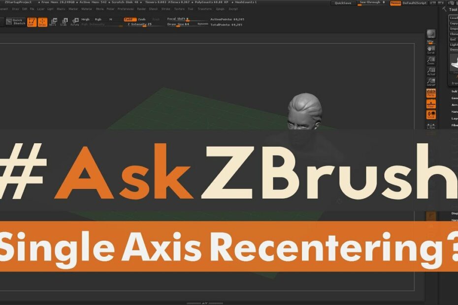 Zbrush How To Center Object