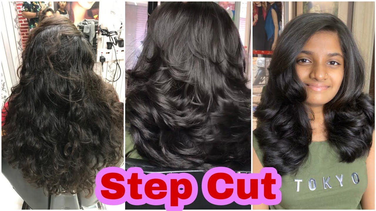 How To Step Hair Cut/ Tutorial/Step By Step/ Easy Way/ Step With Layer Hair  Cut - Youtube