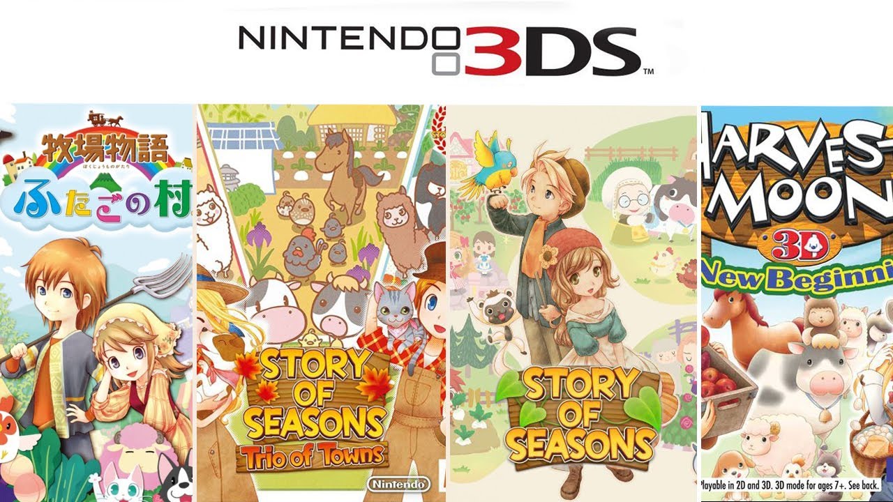 Harvest Moon/Story Of Seasons Games For 3Ds - Youtube